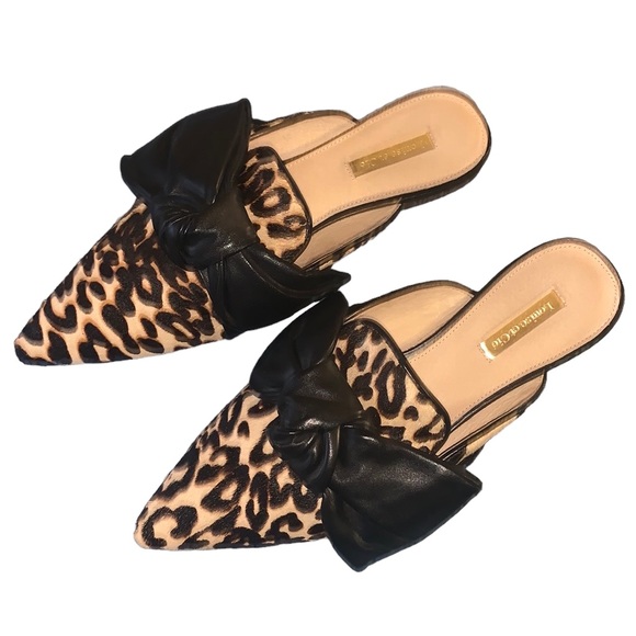 Louise et Cie Shoes - Louise Et Cie Cela Genuine Calf Hair Bow Mule Size 9